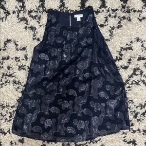 Kenar Black and Silver Blouse